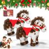 DDRIC Spotted Animated Horse, 2026 New Spotted Electric Plush Horse, Interactive Walking & Dancing Pony Toy with Joyful Neighing Sounds, Soft Fabric Birthday Gifts for Boys Girls or Toddlers (2PCS) view 1