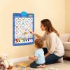 English Spanish Learning Poster - Bilingual Talking Wall Chart, Interactive ABC 123 Music Toy, Electronic Touch Piano Mat, Preschool Education Speech Aid, Smart Alphabet Pad | for Boys Girls Kids view 3