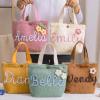 Personalized Corduroy Tote Bag for Kids - Custom Name Children's Handbag with Snap Closure, Toddler Gift for Christmas and Baby Shower view 2