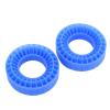 CHICIRIS Silicone Tire Inserts for 1.0in Tires, Dual Layer Hollow Design 55x20mm RC Wheel Liners for Offroad Cars and Trailers (Blue) view 3