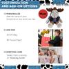 DolliBu Moose with Clothes Stuffed Animal Cowboy Plush with Name Personalization - Western-Themed Moose Plush with Cute Cowboy Costume Denim Shirt Vest, Bandana, Leather Pants, and Hat - 10 Inches view 3