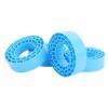 CHICIRIS Silicone RC Tire Inserts, Double Layer Hollow Design for 1.55 Inch Tires, Shock Absorbing Crawler Upgrade, Enhanced Grip and Stability for Offroad RC Cars (Blue) view 2
