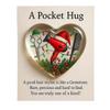 A Pocket Hug for Hairstylists,Mini Hairdresser Tools Heart Pocket Hug Token with Greeting Cards (Christmas) view 1