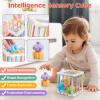 6 in 1 Montessori Baby Toys for 1 Year Old, Toddlers Sensory Teething Toys for Babies, Wooden Stacking Building Blocks Shape Sorter, Xylophone Musical Toy, Educational Birthday Gift for Kids 1 2 3 view 3