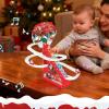 Electric Climbing Santa, Track Racing Stair Plaything, Festive Playset with Led Light and Music, Santa Climbing Plaything with Automatic Movement, Holiday Toy, Race Toy for Boys Girls Children Friends view 3