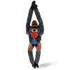 DolliBu Long Arms Black Bear Stuffed Animal Cowboy Plush with Name Personalization - Western-Themed Bear Plush with Cute Cowboy Costume Denim Shirt Vest, Bandana, Leather Pants, and Hat - 21 Inches view 1