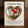 A Pocket Hug for Hairstylists,Mini Hairdresser Tools Heart Pocket Hug Token with Greeting Cards (Hairstylist) view 2