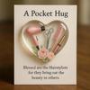 A Pocket Hug for Hairstylists,Mini Hairdresser Tools Heart Pocket Hug Token with Greeting Cards (Hairstylist) view 3
