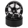 1.9in RC Beadlock Wheel Rims, Aluminum Alloy Beadlock Wheel Rim Set, High Hardness Reusable Design with 32 Screws, Precise Replacement for Axial SCX10 Redcat HSP Tamiy view 2