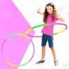 75cm Exercise Hoop for Kids,Detachable and Adjustable Weight Kids Exercise Hoop, Multicolor Plastic Sports Play Hoop view 2