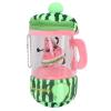 Oreilet Juicer Plush Toy, Cute Stuffed Soft Cartoon Pendant with Interchangeable Fruit Accessory, Drawstring Rotating Plush Keychains for Kids Bag (Watermelon) view 1