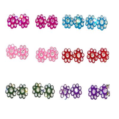 Basuri Creation Laddu Gopal Beautiful Deity Earings/Deity Tops for All Idols/Mix Colours/Set of 6 (Size 4no) 2208