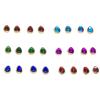 Basuri Creation Laddu Gopal Beautiful Deity Earings/Deity Tops for All Idols/Mix Colours/Set of 6 (Size7no) 2216 view 1