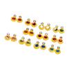 Basuri Creation Laddu Gopal Beautiful Deity Earings/Deity Tops for All Idols/Mix Colours/Set of 6 (Size 4no) 2214 view 1