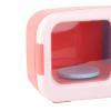 CCYLEZ Kids Microwave Oven Toy Set with Easy Play and Ideal Features, for Children Learning Kitchen Tools, Made of ABS Material (Pink) view 3