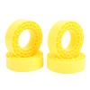 CHICIRIS Silicone RC Tire Inserts Double Layer Design 1.55 Inch for Offroad RC Cars Shock Absorbing Crawler Upgrade (Yellow) view 1