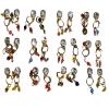 Basuri Creation Laddu Gopal Beautiful Deity Earings/Deity Tops for All Idols/Mix Colours/Set of 6 (Size 8no) 2211 view 1