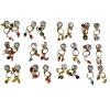 Basuri Creation Laddu Gopal Beautiful Deity Earings/Deity Tops for All Idols/Mix Colours/Set of 6 (Size 8no) 2211 view 2