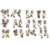 Basuri Creation Laddu Gopal Beautiful Deity Earings/Deity Tops for All Idols/Mix Colours/Set of 6 (Size 8no) 2211 view 3