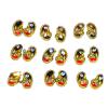 Basuri Creation Laddu Gopal Beautiful Deity Earings/Deity Tops for All Idols/Mix Colours/Set of 6 (Size7no) 2212 view 1