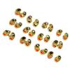 Basuri Creation Laddu Gopal Beautiful Deity Earings/Deity Tops for All Idols/Mix Colours/Set of 6 (Size7no) 2212 view 2