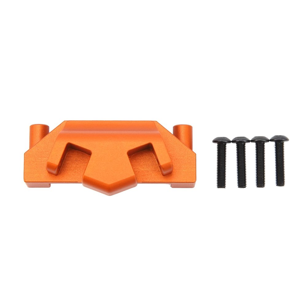 Aluminum Alloy Link for Axial Capra Currie F9 1/10 Rear Axle, RC Link for 1/10 RC Crawler, Durable CNC Anodized Orange Link with 4 Screws, Compatible with