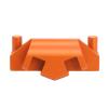 Aluminum Alloy Link for Axial Capra Currie F9 1/10 Rear Axle, RC Link for 1/10 RC Crawler, Durable CNC Anodized Orange Link with 4 Screws, Compatible with view 3