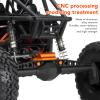 Aluminum Alloy Link for Axial Capra Currie F9 1/10 Rear Axle, RC Link for 1/10 RC Crawler, Durable CNC Anodized Orange Link with 4 Screws, Compatible with view 4