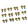 Basuri Creation Laddu Gopal Beautiful Deity Earings/Deity Tops for All Idols/Mix Colours/Set of 6 (Size 8no) 2210 view 2
