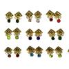 Basuri Creation Laddu Gopal Beautiful Deity Earings/Deity Tops for All Idols/Mix Colours/Set of 6 (Size 8no) 2210 view 4