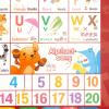 2025 New Talking Wall Chart for Kids English and Spanish Learning Posters Electronic Interactive Alphabet Wall Chart with Songs, Numbers, Animal Words & Piano for Ages 1-6 Language Learning view 4