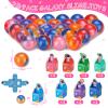 28 Pack Kids Valentines Day Galaxy Slime Gift Set with Greeting Card Box Stress Relief Fidget Toy for Classroom Exchange School Prizes Birthday Supplies view 2
