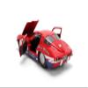 Jada 1963 Chevy Corvette Stingray #63 - Chevy Racing, Red w/White Stripes Toys 36594-1/24 Scale Diecast Model Car view 3