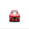 Jada 1963 Chevy Corvette Stingray #63 - Chevy Racing, Red w/White Stripes Toys 36594-1/24 Scale Diecast Model Car view 4