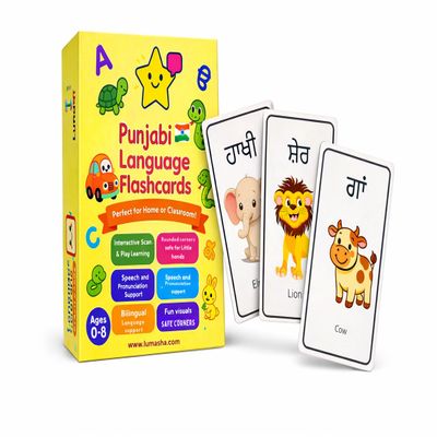 Punjabi Language Flashcards for Kids | Fun Way to Learn Punjabi Alphabet & Words