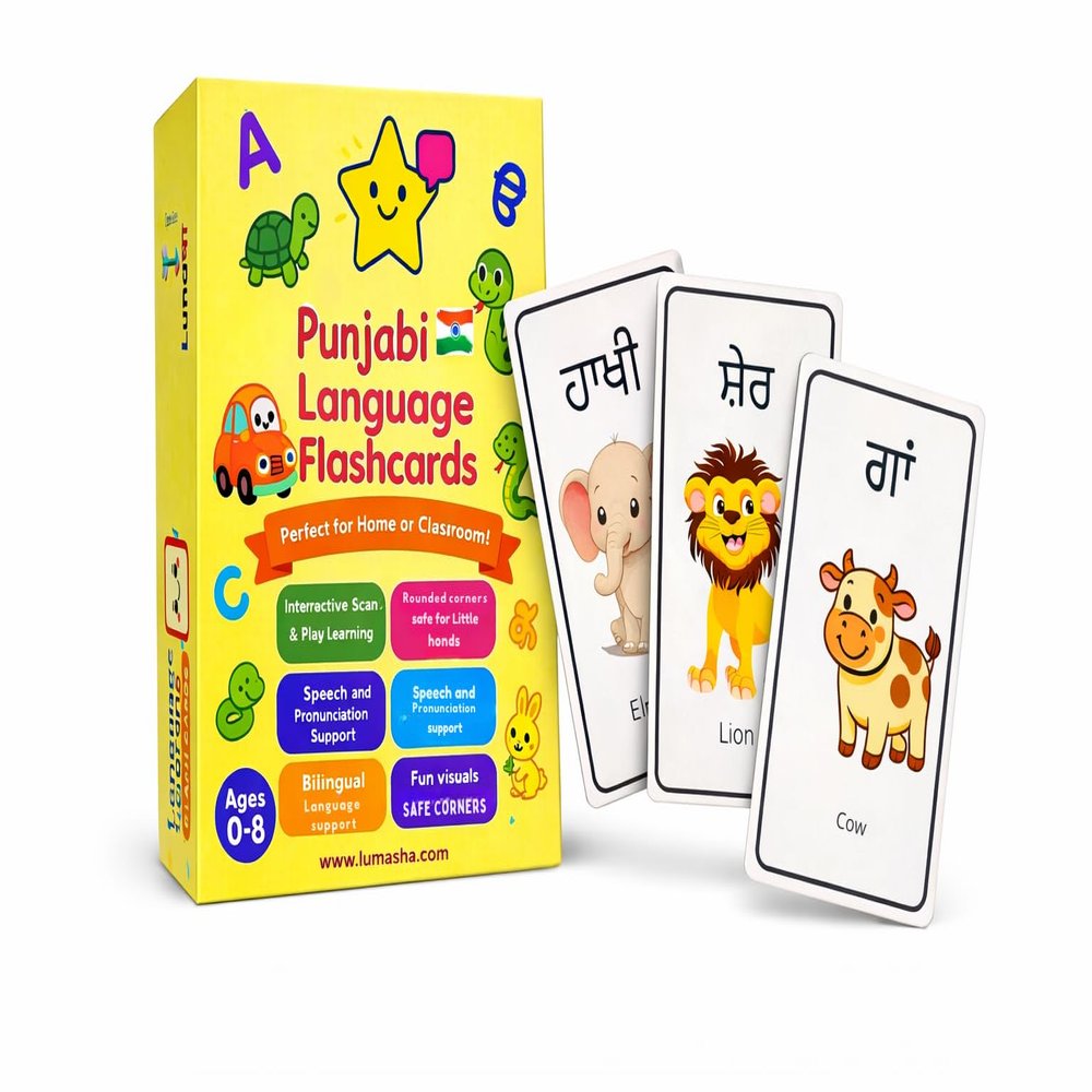 Punjabi Language Flashcards for Kids | Fun Way to Learn Punjabi Alphabet & Words
