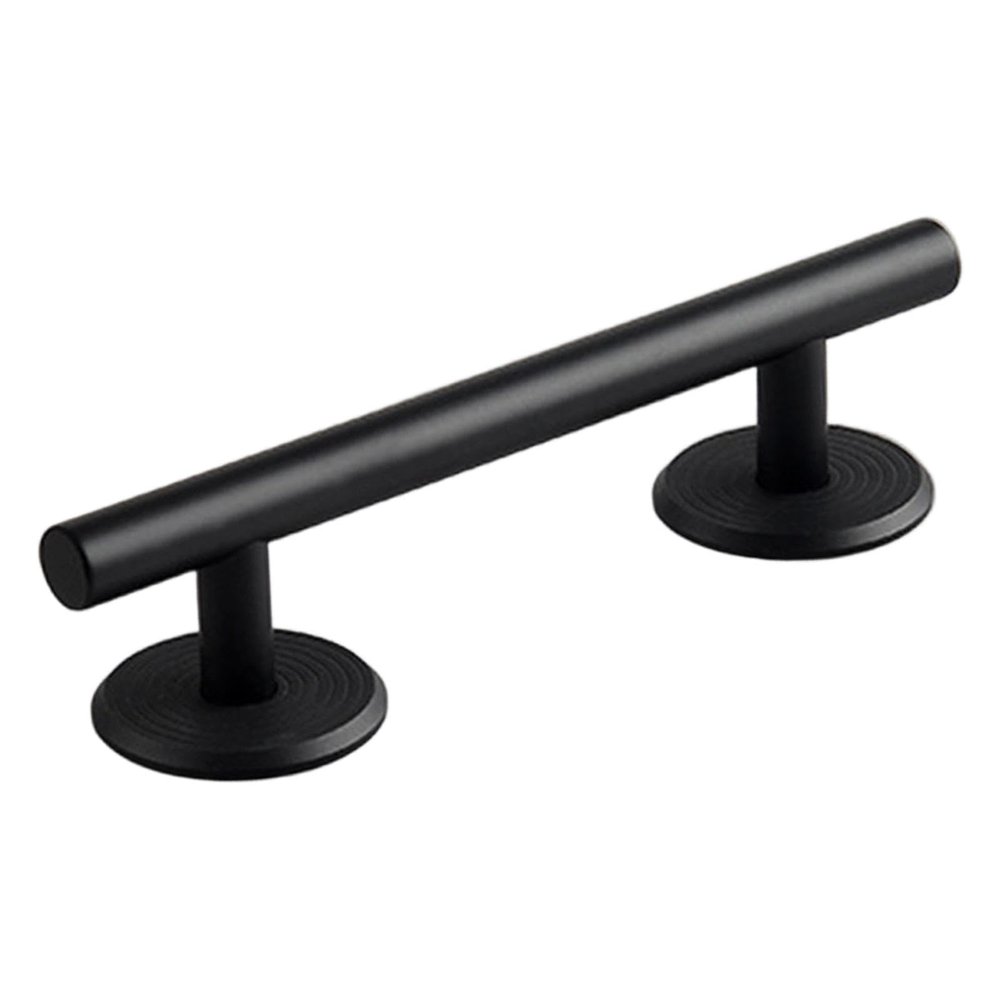 JISADER Fingerboards Round Rails Finger Skateboard Rail Stainless Steel Educational Toy Professional Creative Accessory Obstacle Rail, Black 15 cm