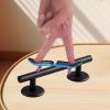 JISADER Fingerboards Round Rails Finger Skateboard Rail Stainless Steel Educational Toy Professional Creative Accessory Obstacle Rail, Black 15 cm view 2