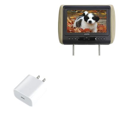 BoxWave Charger Compatible with VOXX AVXMTGHR9HD - PD GAN miniCube (30W), 30W Tiny PD GAN Type-C Wall Charger - Winter White