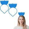 The Dreidel Company Hanukkah Menorah Headband - Light Up Flashing - Glow In The Dark Decoration (8-Pack) view 1