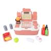 CHICIRIS Toy Cash Register, Pretend Store Cashier with Sound Light 17.3x8.3x9.1in Bean Paste Pink for Kids 3-6 Years Old, Educational Role Play Toy for Counting and Money Handling Skills view 1