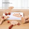 Diydeg Wooden Baby Rattle, 5PCS Baby Push Car Baby Toys Toy Musical Instrument, Newborn Toy for Infant Grasping Shaker Teething Boys and Girls Gifts view 3