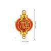 10pcs Chinese Fu Character Mini Lanterns - Year of the Horse 2026 Hanging Pendant - Dollhouse Lanterns for Spring Festival New Year Party view 2
