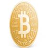 Ballet Bitcoin Cold Storage Coin - 24K Gold-Plated Physical Crypto Wallet Coin, Non-Electronic, Works with Ballet App (BTC Single)