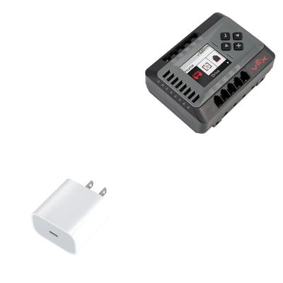 BoxWave Charger Compatible with Vex Robotics EXP Robot Brain (280-7125) - PD GAN miniCube (30W), 30W Tiny PD GAN Type-C Wall Charger - Winter White