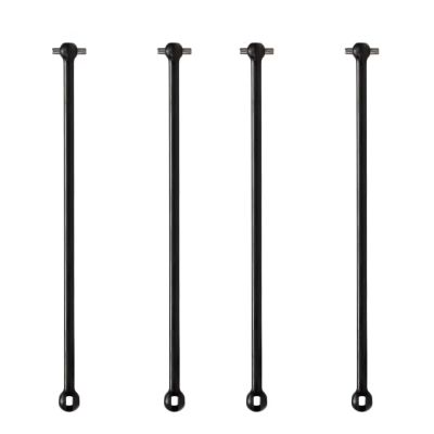 RC Car Drive Shafts For Arrma For Kraton For Outcast 4WD 8S For BLX 1/5 RC Car Parts 182mm Driveshaft Dog Bone ARA310926 Steel Front Rear CVD Drive Shafts(Black,4Pcs)