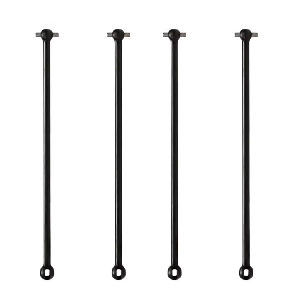 RC Car Drive Shafts For Arrma For Kraton For Outcast 4WD 8S For BLX 1/5 RC Car Parts 182mm Driveshaft Dog Bone ARA310926 Steel Front Rear CVD Drive Shafts(Black,4Pcs)