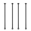 RC Car Drive Shafts For Arrma For Kraton For Outcast 4WD 8S For BLX 1/5 RC Car Parts 182mm Driveshaft Dog Bone ARA310926 Steel Front Rear CVD Drive Shafts(Black,4Pcs) view 1