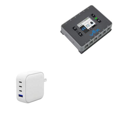 BoxWave Charger Compatible with Vex Robotics IQ Robot Brain (2nd Gen) (228-6480) - PD miniCube (100W), 100W 3 PD Port Wall Charger International - Winter White