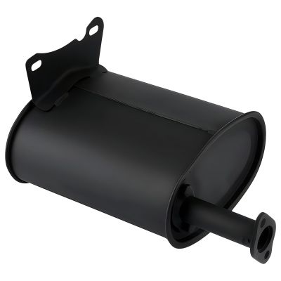 byepica 188 Engine Muffler for Gx390 Generators, Exhaust Silencer Kit with 1.97 in Outlet, Round Black Shell for Duromax, Firman
